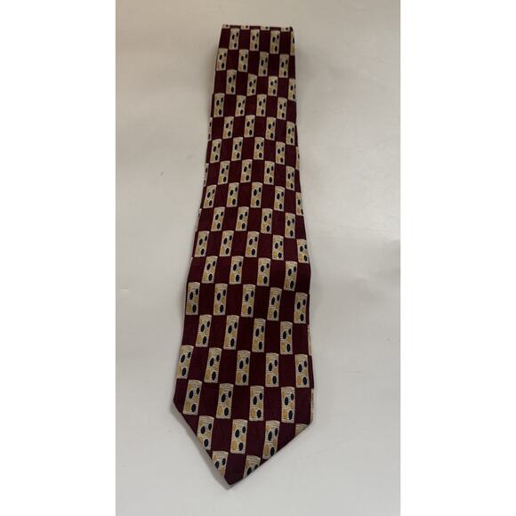 VINTAGE XMI for Nordstrom Tie 100% Silk Retro Necktie Business Formalwear 90s - Picture 1 of 9